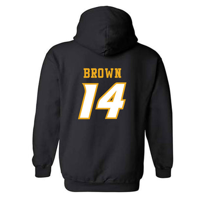Missouri - NCAA Football : Brett Brown - STP Black Hooded Sweatshirt-1