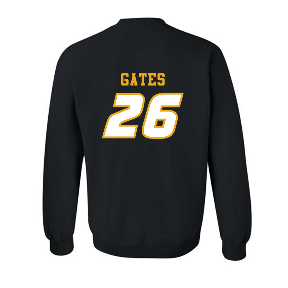 Missouri - NCAA Football : Jaxson Gates - STP Black Crewneck Sweatshirt-1
