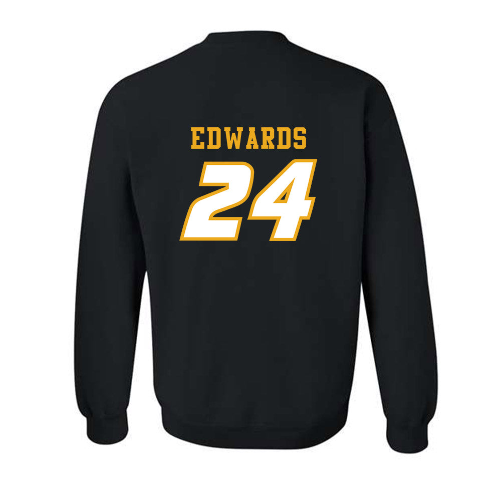 Missouri - NCAA Football : Xaishaun Edwards - STP Black Crewneck Sweatshirt-1
