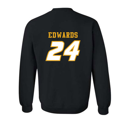 Missouri - NCAA Football : Xaishaun Edwards - STP Black Crewneck Sweatshirt-1