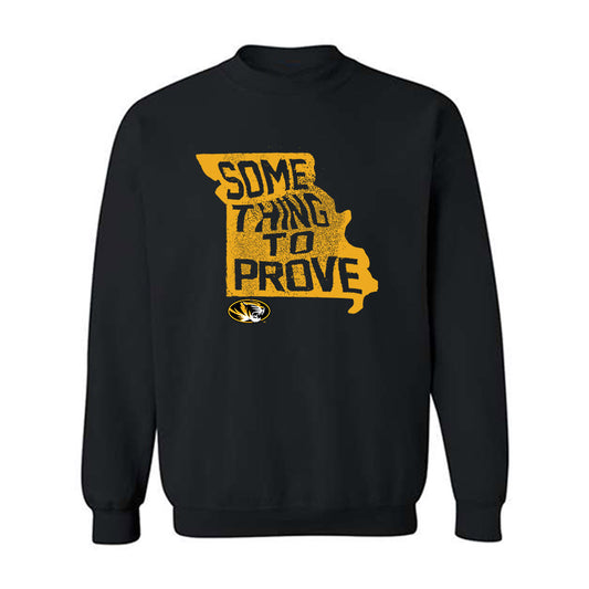 Missouri - NCAA Football : Langden Kitchen - STP Black Crewneck Sweatshirt-0