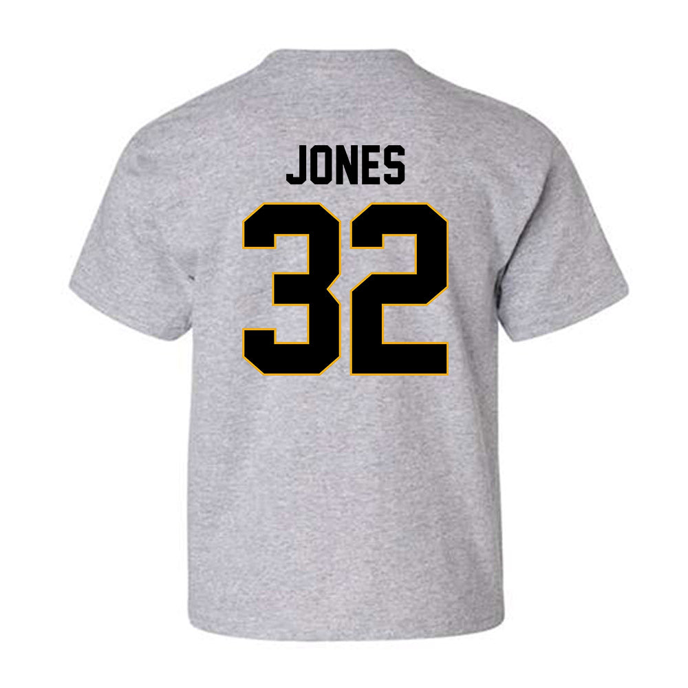 Missouri - NCAA Football : Brody Jones - STP Grey Youth T-Shirt-1