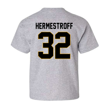 Missouri - NCAA Football : Maddux Hermestroff - STP Grey Youth T-Shirt-1