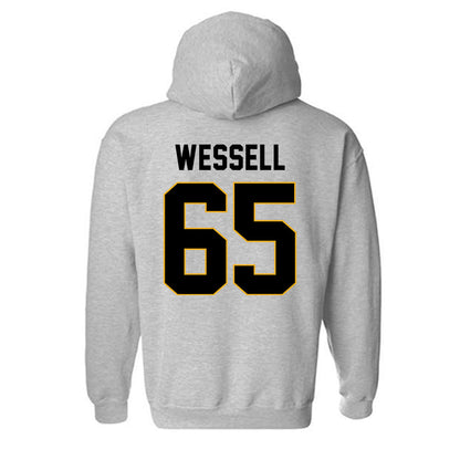 Missouri - NCAA Football : Brysen Wessell - STP Grey Hooded Sweatshirt-1