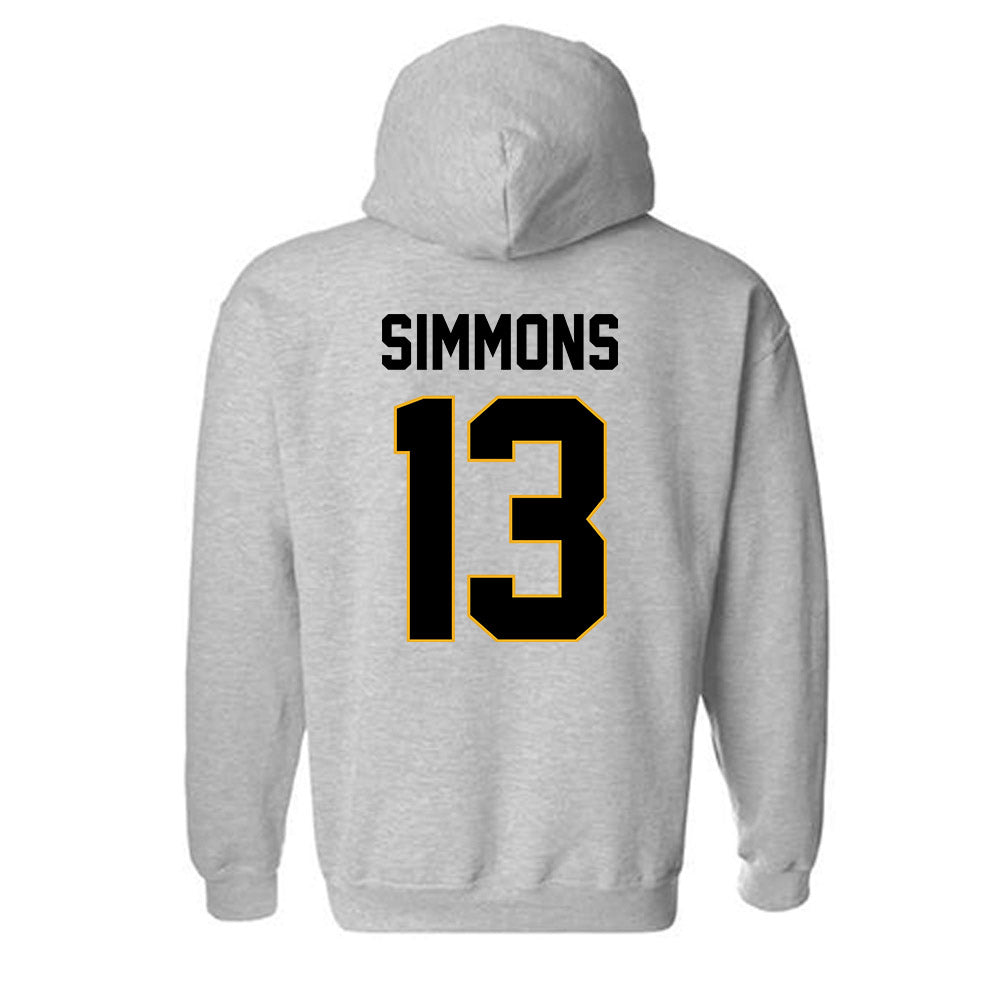 Missouri - NCAA Football : Austin Simmons - STP Grey Hooded Sweatshirt-1