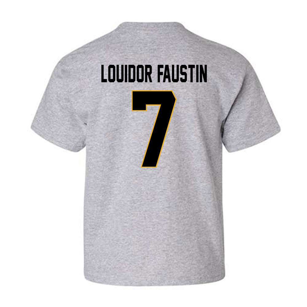 Missouri - NCAA Football : Kensley Louidor Faustin - STP Grey Youth T-Shirt-1