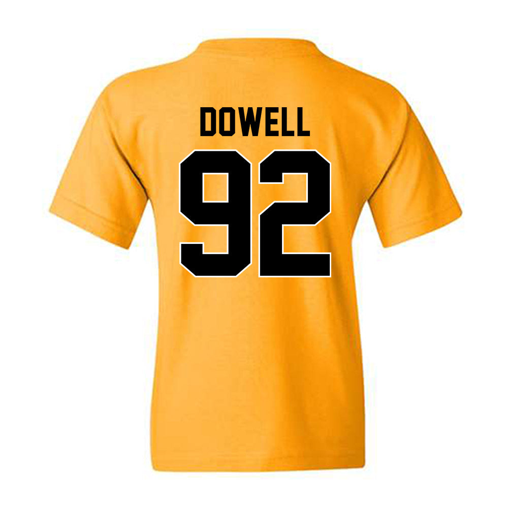 Missouri - NCAA Football : Jason Dowell - STP Gold Youth T-Shirt-1