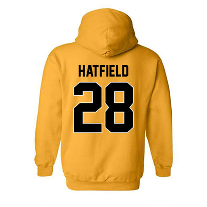 Missouri - NCAA Football : Preston Hatfield - STP Gold Hooded Sweatshirt-1