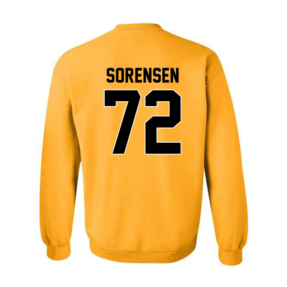 Missouri - NCAA Football : Colin Sorensen - STP Gold Crewneck Sweatshirt-1