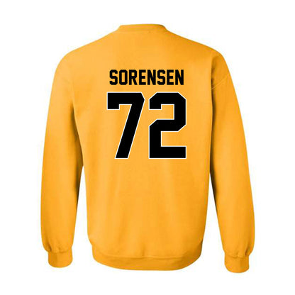 Missouri - NCAA Football : Colin Sorensen - STP Gold Crewneck Sweatshirt-1