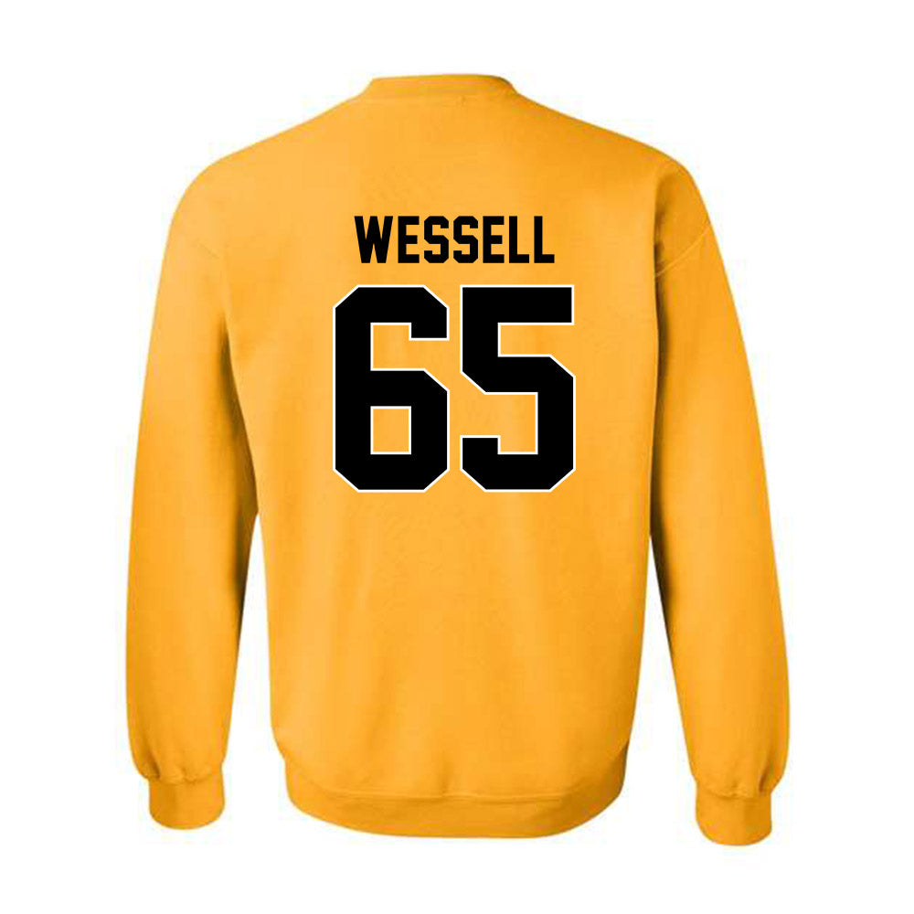 Missouri - NCAA Football : Brysen Wessell - STP Gold Crewneck Sweatshirt-1