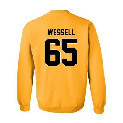 Missouri - NCAA Football : Brysen Wessell - STP Gold Crewneck Sweatshirt-1