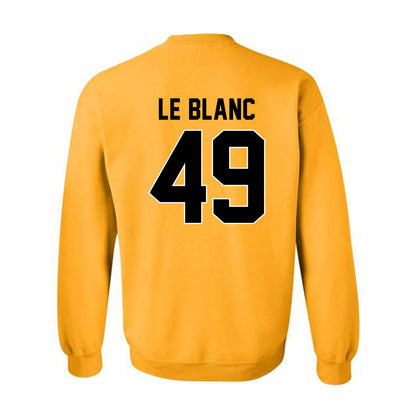 Missouri - NCAA Football : Brett Le Blanc - STP Gold Crewneck Sweatshirt