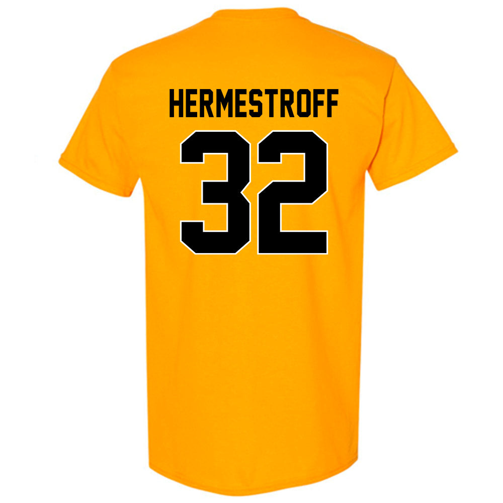 Missouri - NCAA Football : Maddux Hermestroff - STP Gold T-Shirt-1