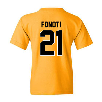 Missouri - NCAA Football : Malae Fonoti - STP Gold Youth T-Shirt-1