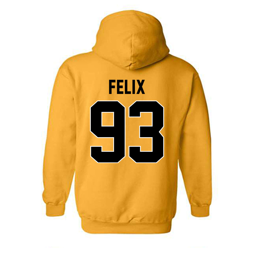 Missouri - NCAA Football : Jocques Felix - STP Gold Hooded Sweatshirt-1