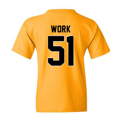 Missouri - NCAA Football : Luke Work - STP Gold Youth T-Shirt-1