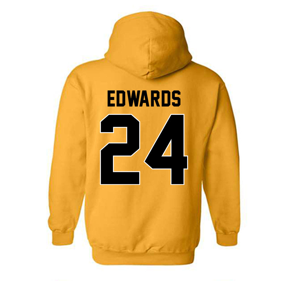 Missouri - NCAA Football : Xaishaun Edwards - STP Gold Hooded Sweatshirt-1