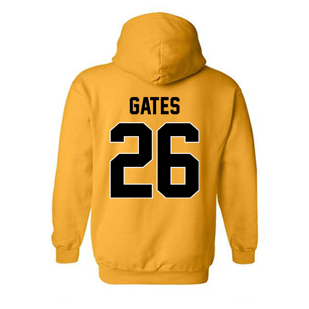 Missouri - NCAA Football : Jaxson Gates - STP Gold Hooded Sweatshirt-1