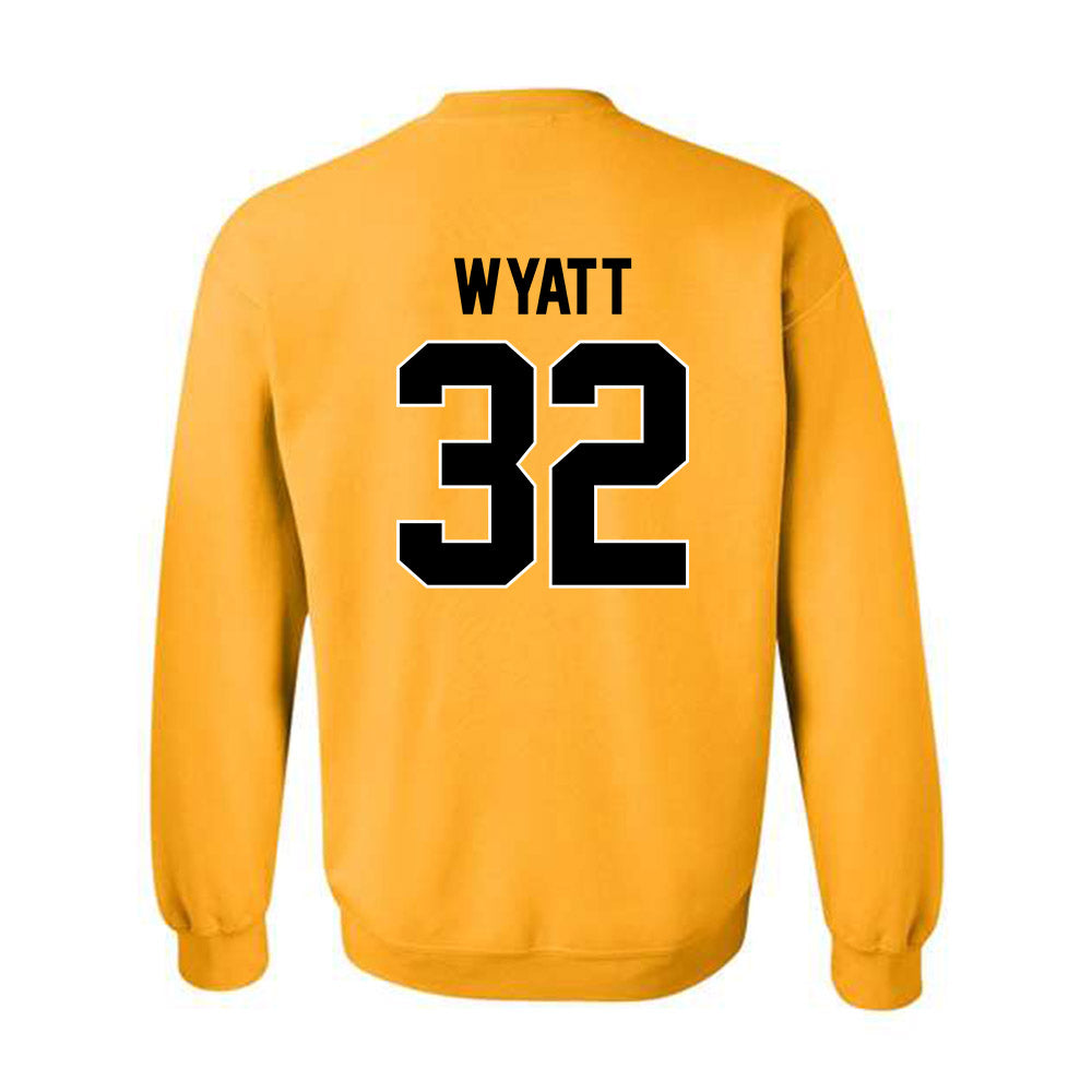 Missouri - NCAA Football : Gavin Wyatt - STP Gold Crewneck Sweatshirt-1