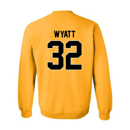 Missouri - NCAA Football : Gavin Wyatt - STP Gold Crewneck Sweatshirt-1