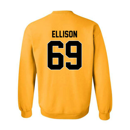 Missouri - NCAA Football : Braylon Ellison - STP Gold Crewneck Sweatshirt-1