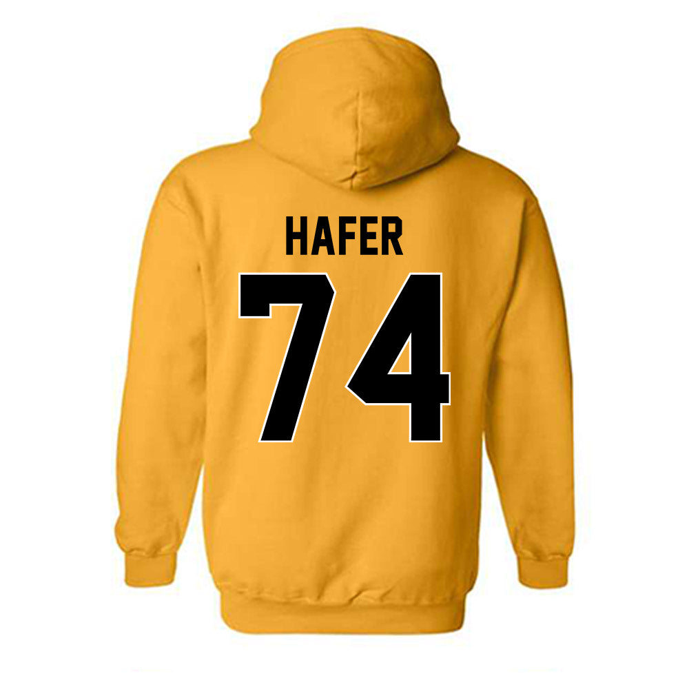 Missouri - NCAA Football : Whit Hafer - STP Gold Hooded Sweatshirt-1