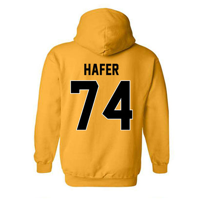 Missouri - NCAA Football : Whit Hafer - STP Gold Hooded Sweatshirt-1