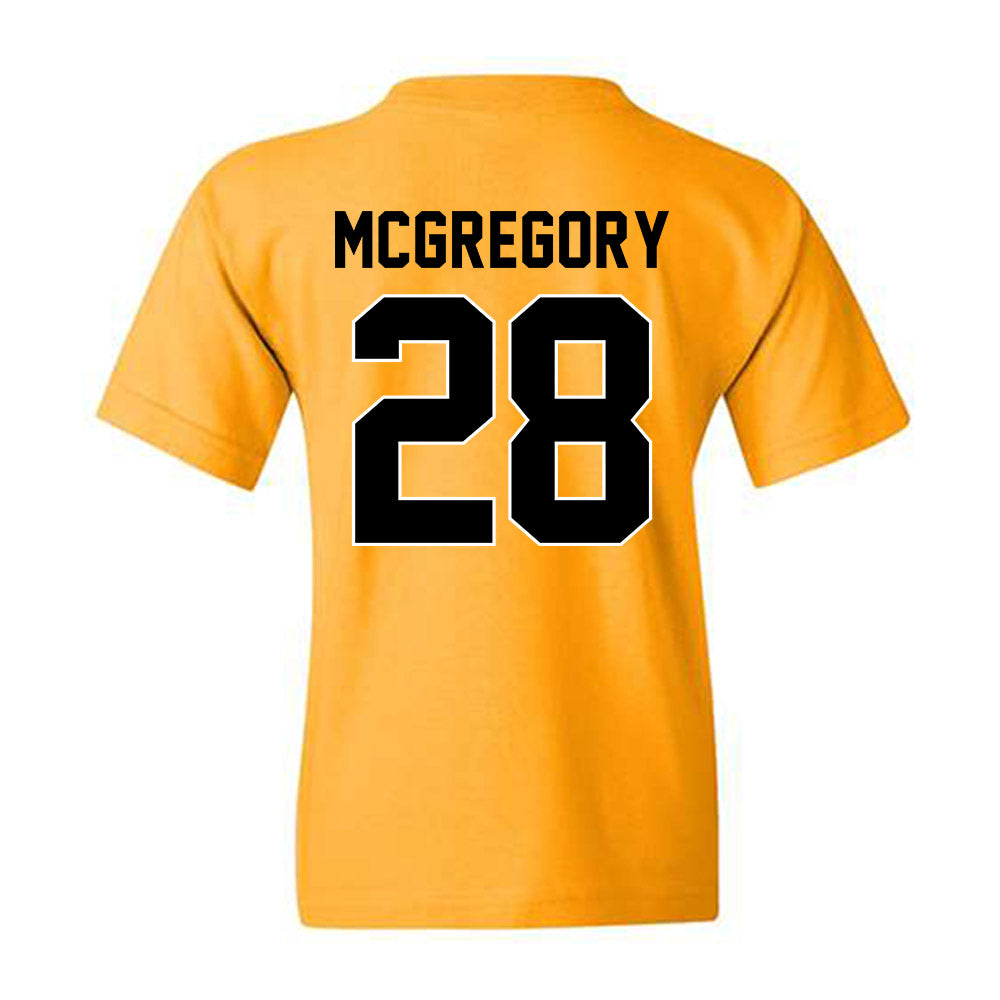 Missouri - NCAA Football : Jayden Mcgregory - STP Gold Youth T-Shirt-1