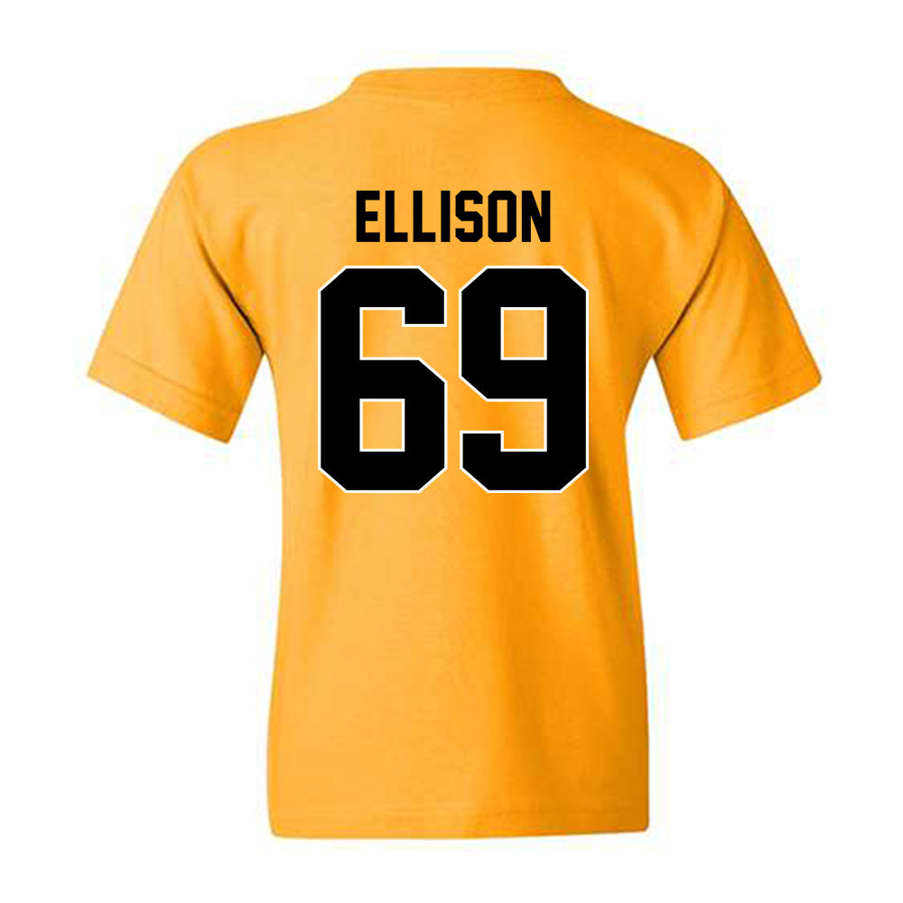 Missouri - NCAA Football : Braylon Ellison - STP Gold Youth T-Shirt-1
