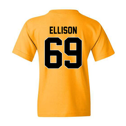 Missouri - NCAA Football : Braylon Ellison - STP Gold Youth T-Shirt-1