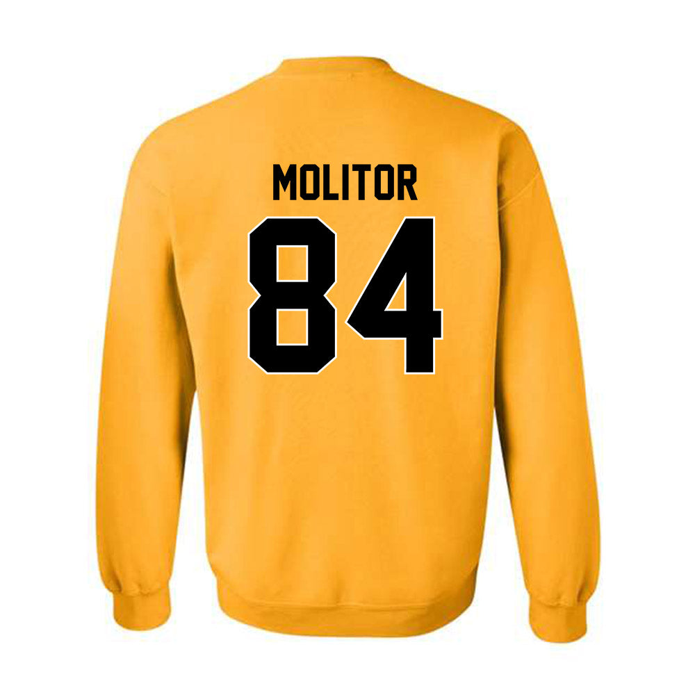 Missouri - NCAA Football : Adam Molitor - STP Gold Crewneck Sweatshirt-1