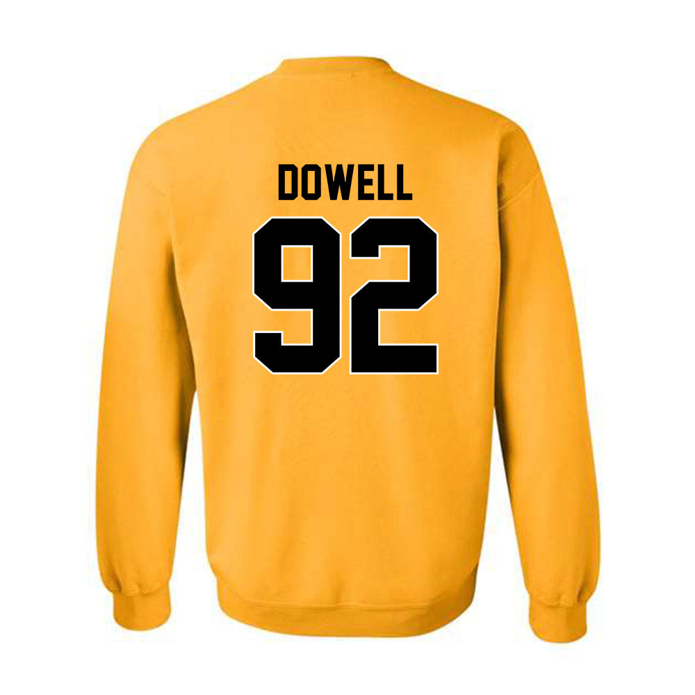 Missouri - NCAA Football : Jason Dowell - STP Gold Crewneck Sweatshirt-1