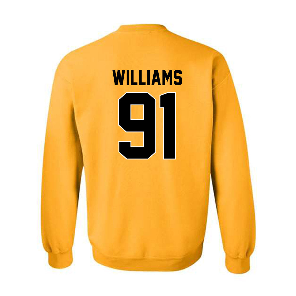 Missouri - NCAA Football : Elias Williams - STP Gold Crewneck Sweatshirt