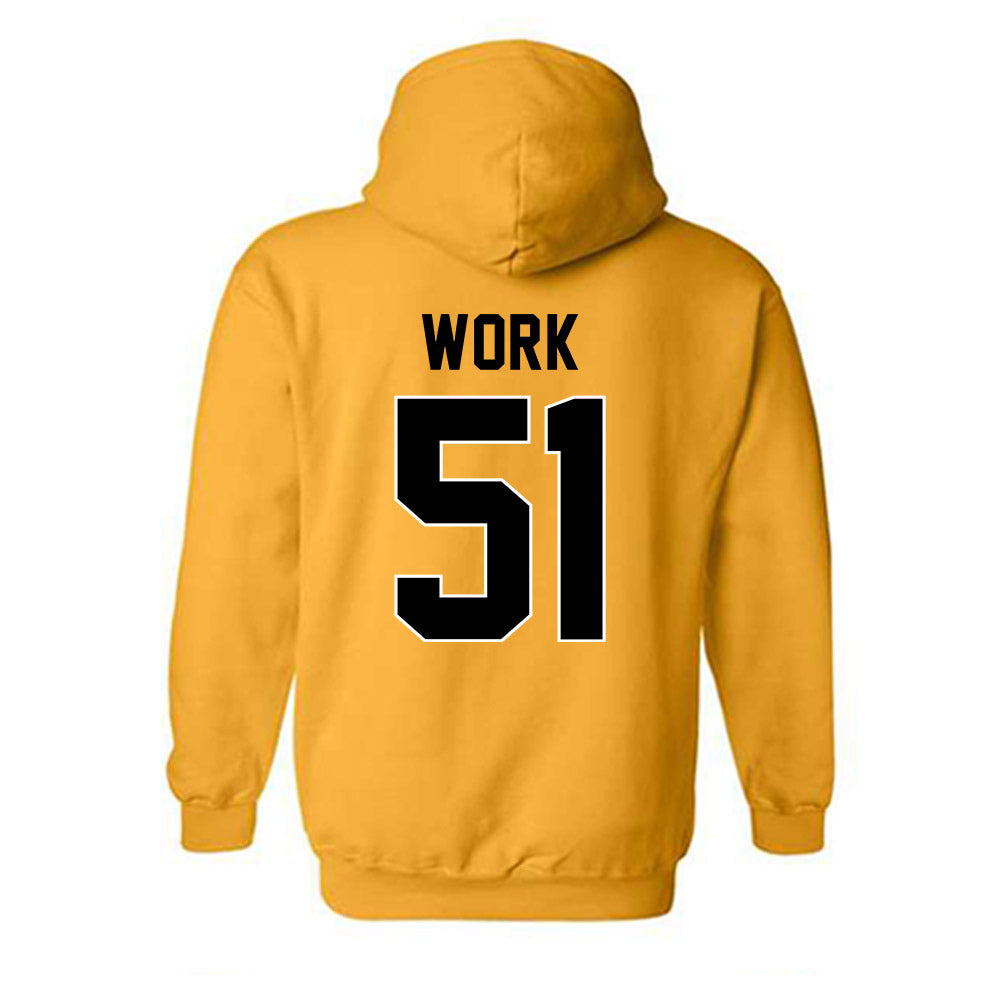 Missouri - NCAA Football : Luke Work - STP Gold Hooded Sweatshirt-1