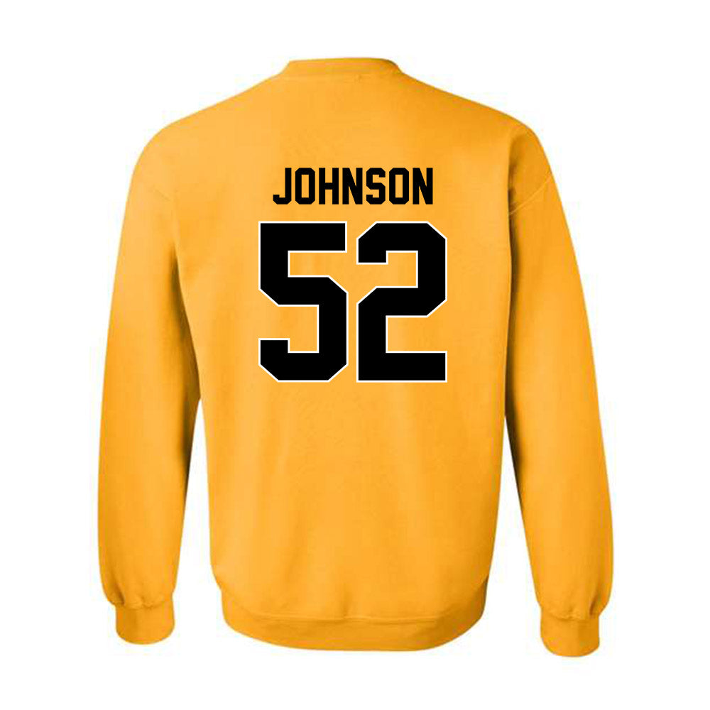 Missouri - NCAA Football : Demarcus Johnson - STP Gold Crewneck Sweatshirt-1