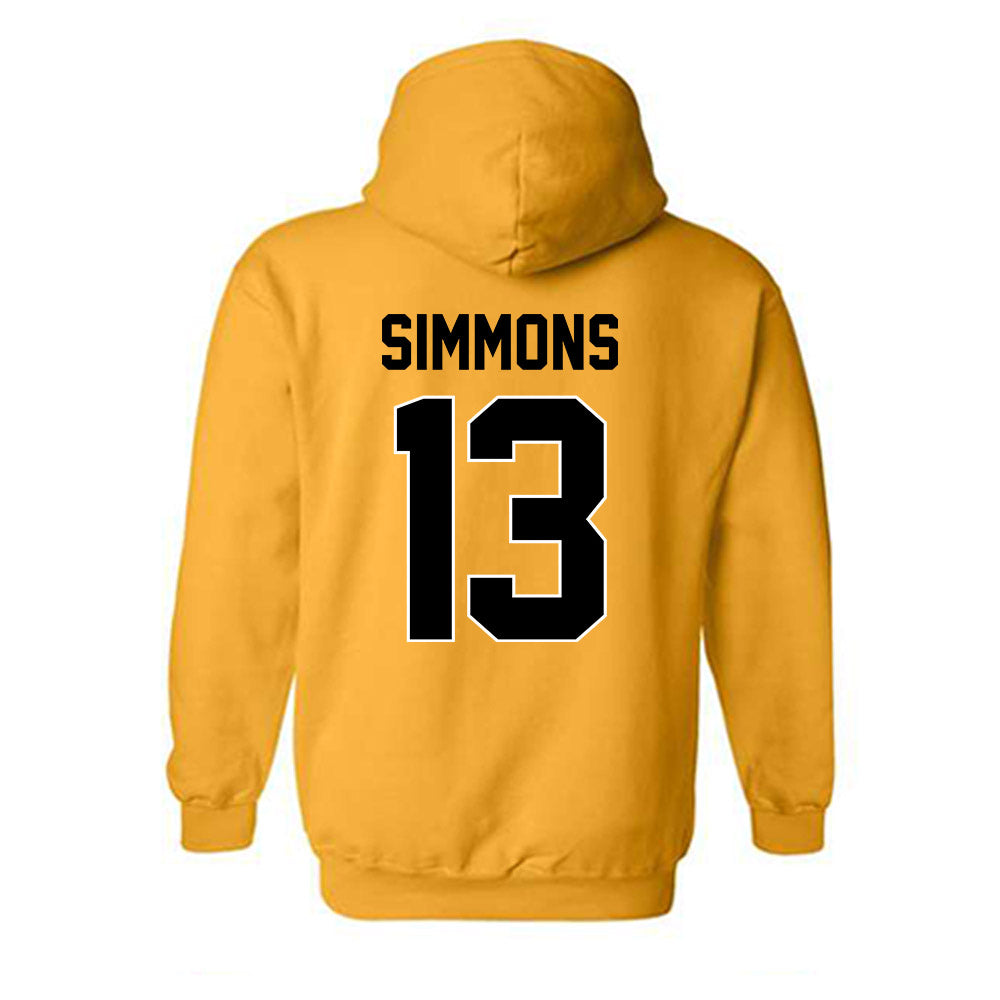 Missouri - NCAA Football : Austin Simmons - STP Gold Hooded Sweatshirt-1