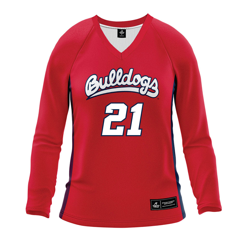 Fresno State - NCAA Women's Volleyball : Kiley Devery - Red Volleyball Jersey-0
