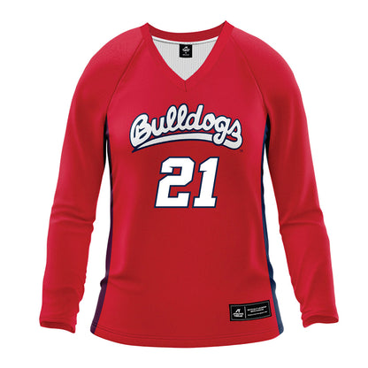 Fresno State - NCAA Women's Volleyball : Kiley Devery - Red Volleyball Jersey-0