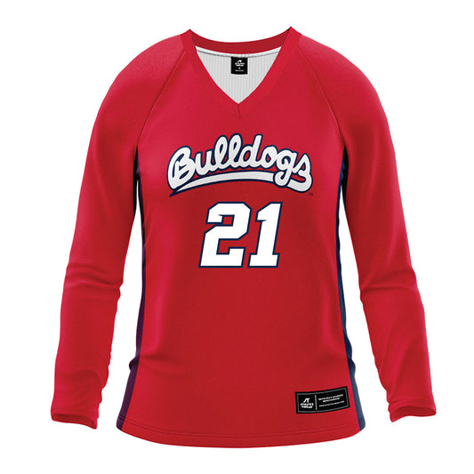 Fresno State - NCAA Women's Volleyball : Kiley Devery - Red Volleyball Jersey-0