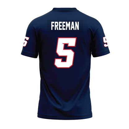 Fresno State - NCAA Football : Josiah Freeman - Navy Premium Football Jersey-1