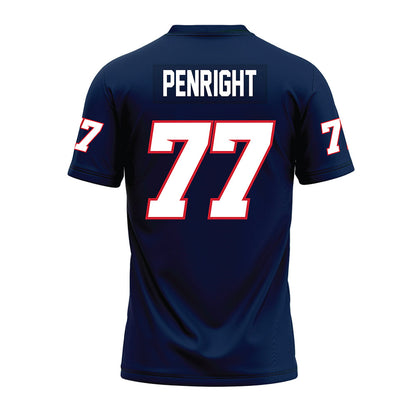 Fresno State - NCAA Football : Toreon Penright - Navy Premium Football Jersey-1