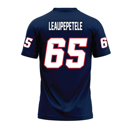 Fresno State - NCAA Football : Jonah Leaupepetele - Navy Premium Football Jersey-1