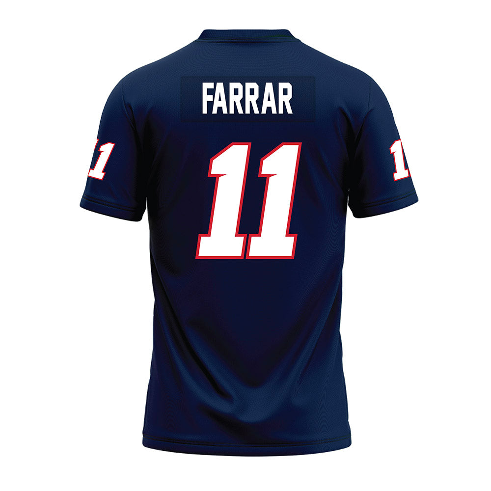 Fresno State - NCAA Football : Jayon Farrar - Navy Premium Football Jersey-1