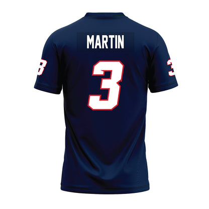 Fresno State - NCAA Football : Khristian Martin - Navy Premium Football Jersey-1