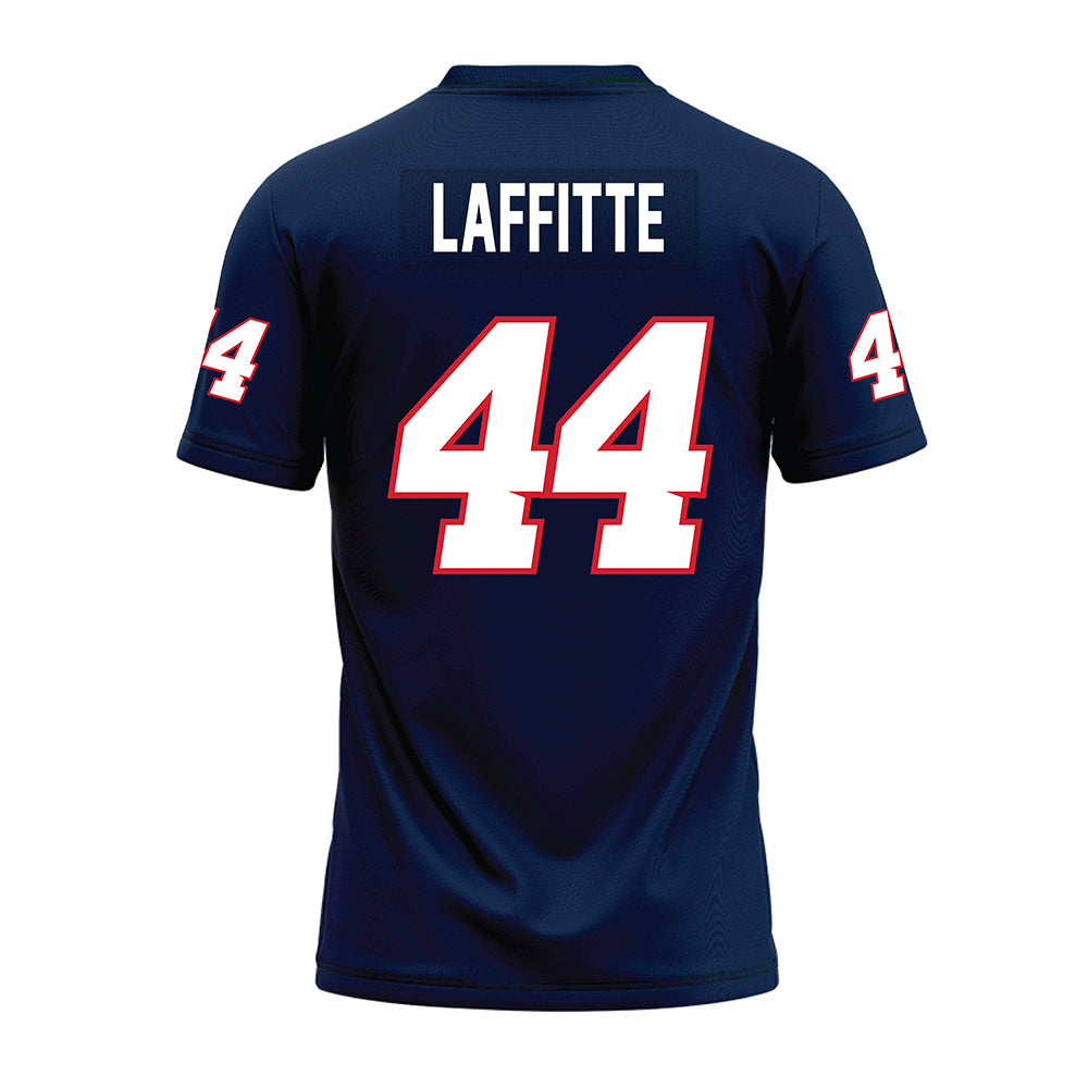 Fresno State - NCAA Football : Deijon Laffitte - Navy Premium Football Jersey-1