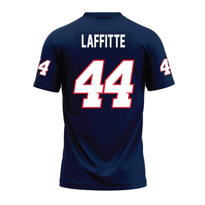 Fresno State - NCAA Football : Deijon Laffitte - Navy Premium Football Jersey-1