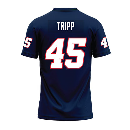 Fresno State - NCAA Football : Connor Tripp - Navy Premium Football Jersey-1