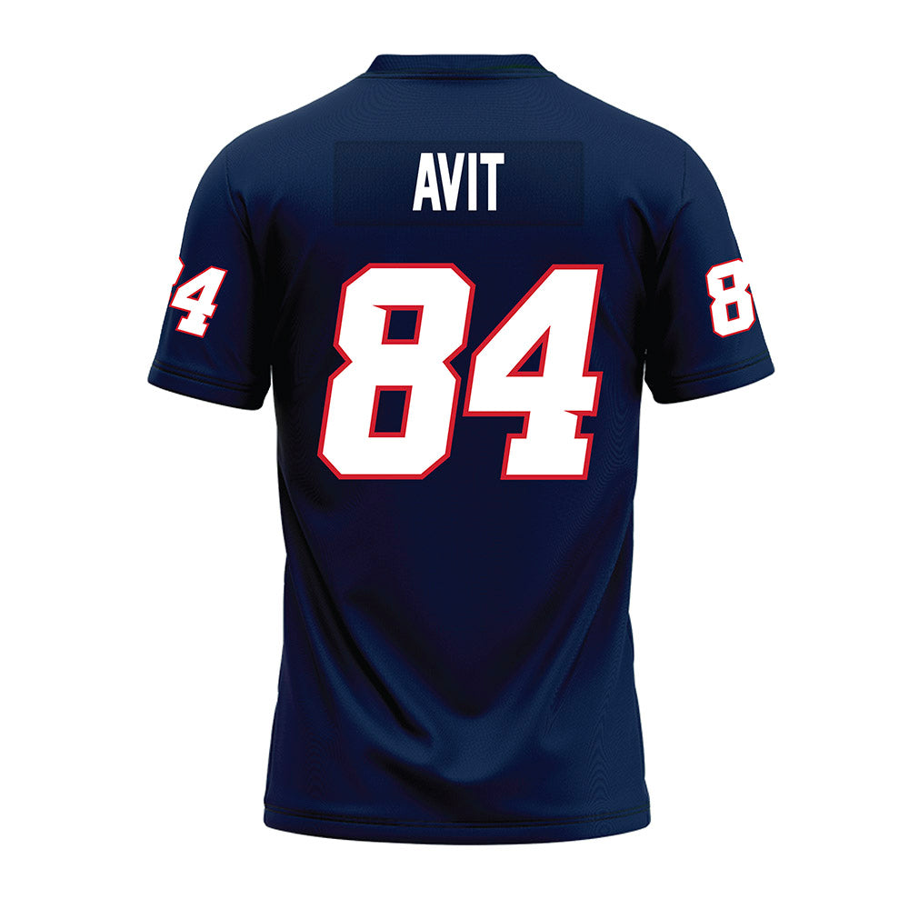 Fresno State - NCAA Football : Ezekiel Avit - Navy Premium Football Jersey-1