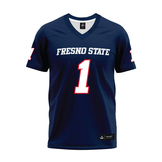 Fresno State - NCAA Football : Jahlil McClain - Navy Premium Football Jersey-0